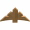 Ekena Millwork Alberta Rough Sawn Timber Gable Bracket, Western Red Cedar, 36"W x 21"H x 2"D x 6"F, 14/12 Pitch GBW036X21X0206ALB00RWR - alternate 4